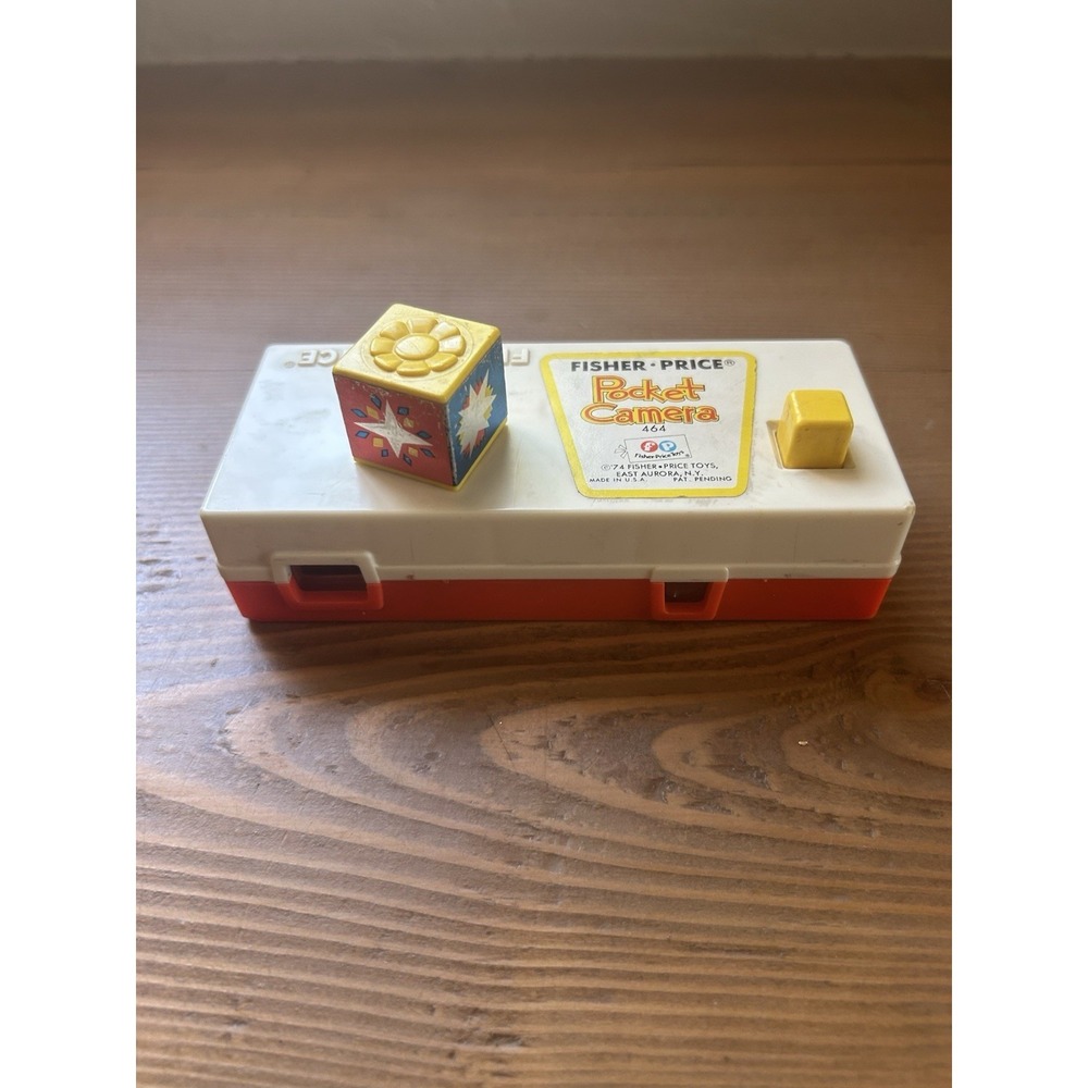 Fisher-Price Pocket Camera 464 Vintage 70s 1974 Toys Retro Flash‎